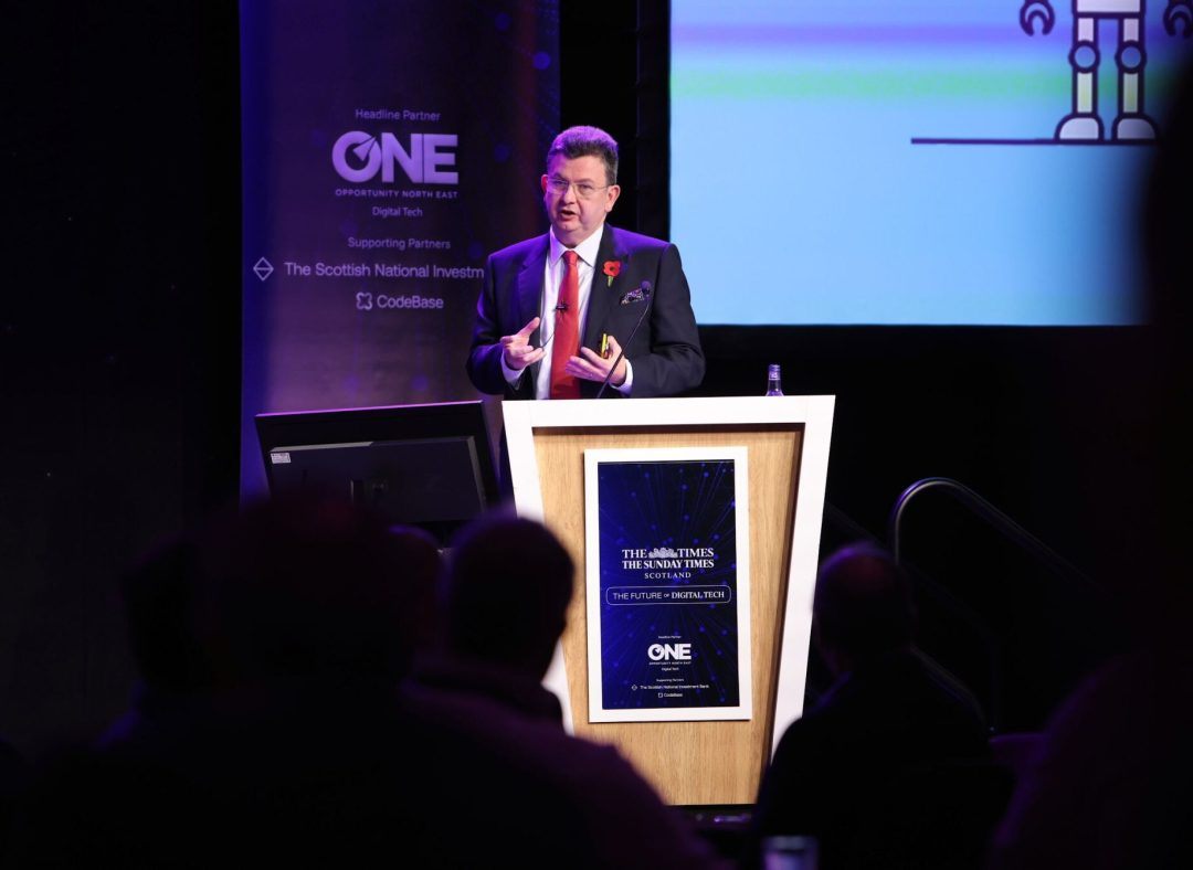 Andy Pardoe at The Times Digital Tech Summit